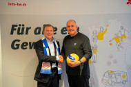 Hand in Hand in die neue Saison: LOTTO und Allianz MTV Stuttgart. Hand in Hand in die neue Saison: LOTTO und Allianz MTV Stuttgart.